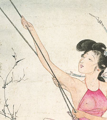 石家庄-胡也佛的仕女画和最知名的金瓶梅秘戏图